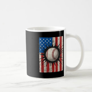 Amerikaanse Vlag Honkbal 4 juli Amerika Patriottis Koffiemok