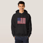Amerikaanse vlag hoodie (Voorkant volledig)