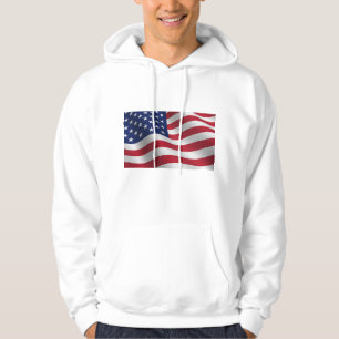 Amerikaanse vlag, hooi/zweet hoodie
