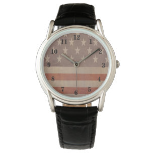Amerikaanse  vlag horloge