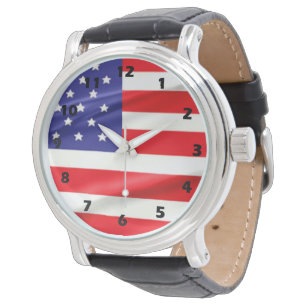 Amerikaanse vlag horloge