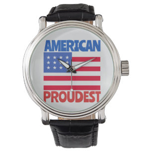 Amerikaanse vlag horloge