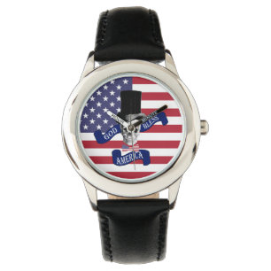 Amerikaanse vlag horloge