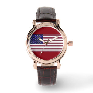 Amerikaanse vlag horloge