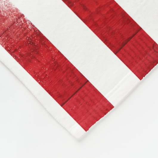 Amerikaanse vlag | Houtkorrels en schildpadden Fleece Deken (Hoek)