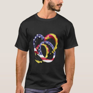 Amerikaanse Vlag Huwelijk Jubileum Betrokkenheid A T-shirt