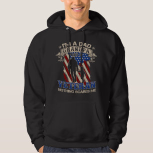 Amerikaanse vlag I m a pa Grandpa and a veteran 4t Hoodie