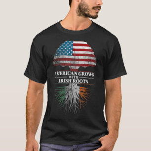 Amerikaanse vlag Ierland st Patrick T-shirt