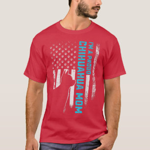 Amerikaanse vlag ik ben een proud Chihuahua Do T-shirt