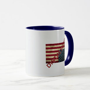 Amerikaanse vlag in Nood Koffiemok Mok
