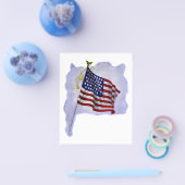  Amerikaanse vlag in patriottische kleuren Flyer (Enkel)