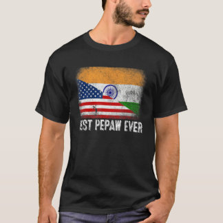 Amerikaanse vlag & India vlag Beste prei van elke  T-shirt