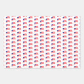 Amerikaanse vlag inpakpapier vel (Voorkant 2)