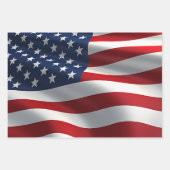 Amerikaanse vlag inpakpapier vel (Voorkant 2)