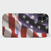 Amerikaanse vlag iPhone 5 / 5S Hoesje (Achterkant (horizontaal))
