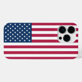 Amerikaanse vlag iPhone hoesje (Achterkant horizontaal)