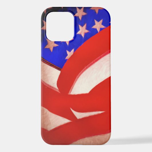 Amerikaanse vlag iPhone hoesje (Achterkant)
