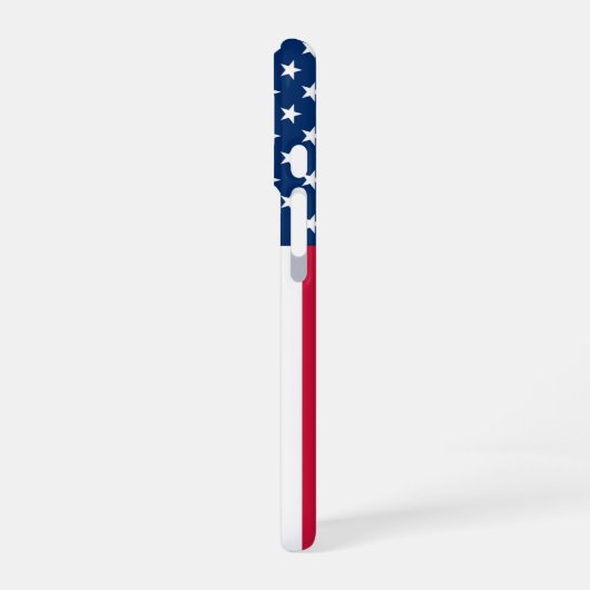 Amerikaanse vlag iPhone hoesje Patriottisch iPhone 16 Hoesje (Linkerkant)