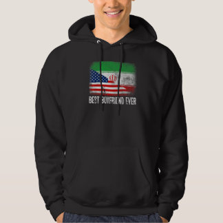 Amerikaanse vlag & Iran vlag beste vriendje ooit f Hoodie