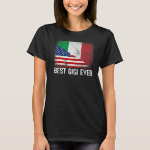 Amerikaanse vlag & Italiaanse vlag Flag Best Gigi  T-shirt