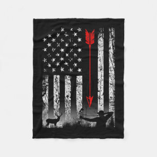 Amerikaanse vlag jaagt op patriottisch ontwerp op  fleece deken