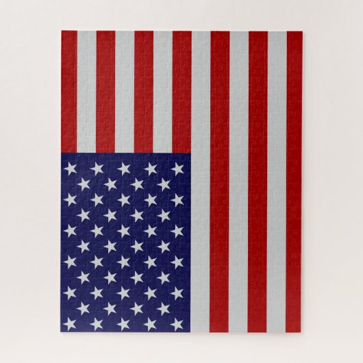 Amerikaanse vlag Jigzaag Puzzle Legpuzzel (Verticaal)