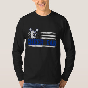 Amerikaanse vlag juichen vader voor mannen grappig t-shirt