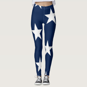 Amerikaanse vlag jumbo-sized sterren leggings