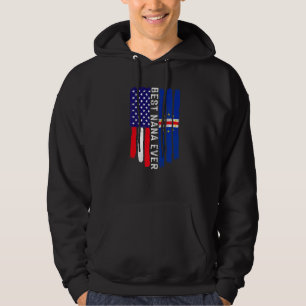 Amerikaanse vlag & Kaapverdische vlag Beste Nana E Hoodie
