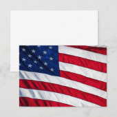 Amerikaanse vlag kaart (Voorkant / Achterkant)