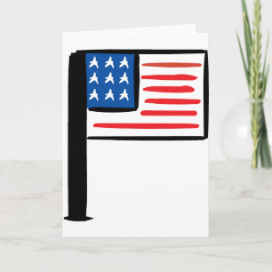 Amerikaanse vlag kaart