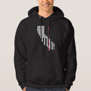 Amerikaanse vlag kaart Pride Patriotic 4th O Hoodie