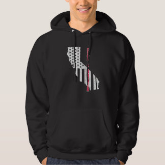 Amerikaanse vlag kaart Pride Patriotic 4th O Hoodie
