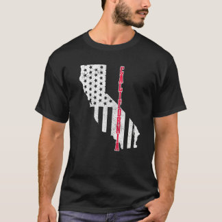 Amerikaanse vlag kaart Pride Patriotic 4th O T-shirt