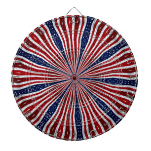 Amerikaanse vlag Kaleidoscoop Abstract 2 Dartbord