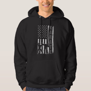 Amerikaanse vlag Karate voor mannen Karate 2 Hoodie