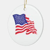 Amerikaanse vlag keramisch ornament (Links)