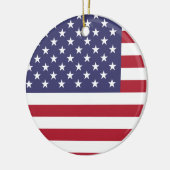 Amerikaanse vlag keramisch ornament (Links)