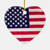 Amerikaanse vlag keramisch ornament (Achterkant)