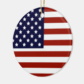 Amerikaanse vlag keramisch ornament (Links)