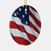 Amerikaanse vlag keramisch ornament (Rechts)