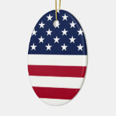 Amerikaanse vlag keramisch ornament (Links)