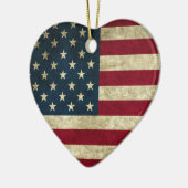 Amerikaanse vlag keramisch ornament (Links)