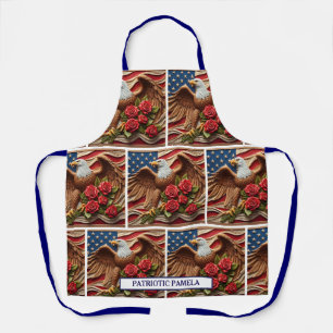 Amerikaanse Vlag Keuken Schort – Patriottische VS
