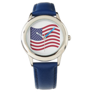 Amerikaanse vlag Kinder horloge