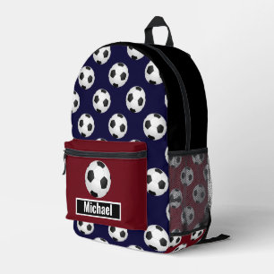 Amerikaanse Vlag Kleuren Voetbal Jongens Rugzak