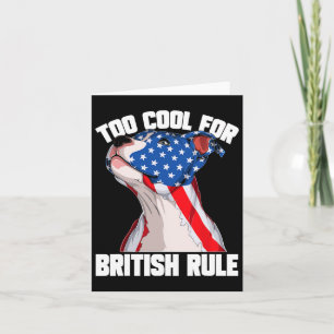 Amerikaanse vlag koelt af voor Britse overheersing Kaart