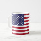 Amerikaanse vlag koffiemok (Voorkant links)