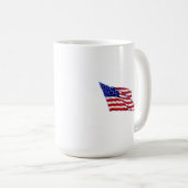 Amerikaanse vlag koffiemok (Voorkant rechts)
