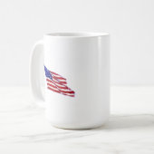 Amerikaanse vlag koffiemok (Voorkant links)